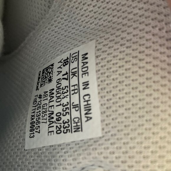 Adidas Nasty All American Bowl Football Cleats Men's Size 18 White Metallic Gold - Picture 9 of 9